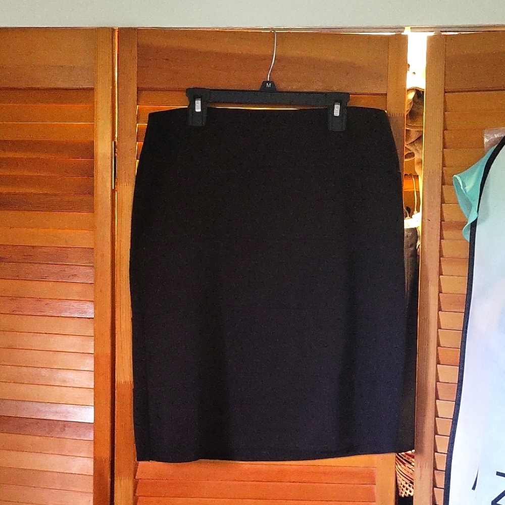 Black tiered bandage skirt